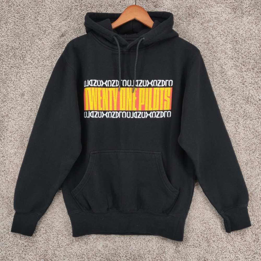 Twenty One Pilots Sweatshirt Hoodie Mens Small Black The Clancy World Tour